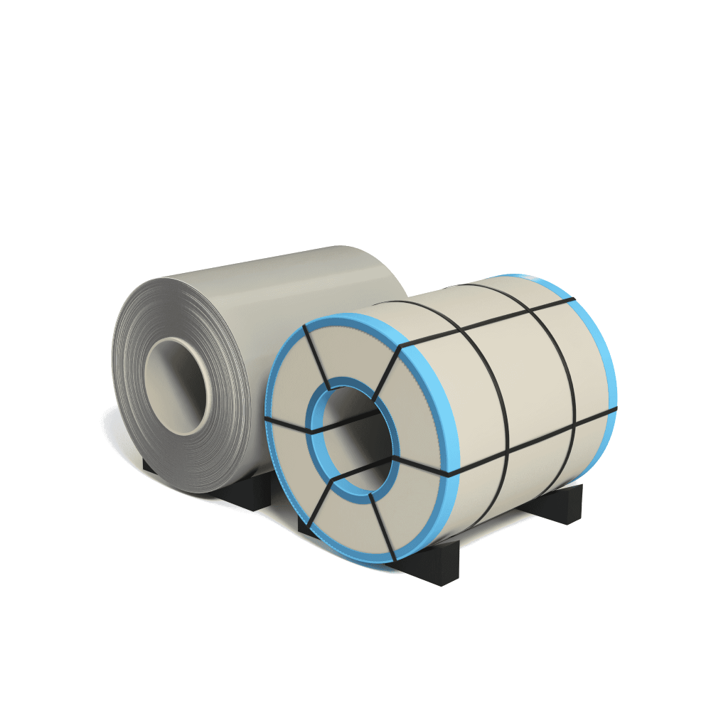 Рулон ГЦ полимер 0.45x1250 ЭЦ30/30 RAL 7004 ЛМЗ